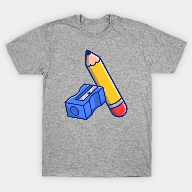 Pencil And Sharpener T-Shirt by Catalyst Labs